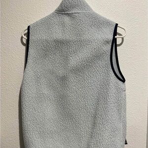 Aritzia TNA light blue vest Sherpa